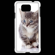Coque Samsung Galaxy Alpha chaton gris 4
