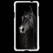 Coque Samsung Galaxy Alpha Cheval noir