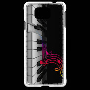 Coque Samsung Galaxy Alpha Note de musique et piano 1