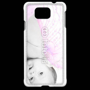 Coque Samsung Galaxy Alpha Bébé ailes d'ange rose