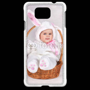 Coque Samsung Galaxy Alpha Bébé dans un panier