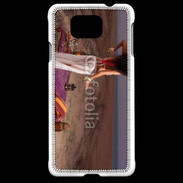 Coque Samsung Galaxy Alpha Danseuse orientale dune désert