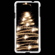 Coque Samsung Galaxy Alpha Sapin de noël feu d'artifice