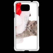 Coque Samsung Galaxy Alpha Chaton Noël