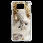 Coque Samsung Galaxy Alpha Chat Noël