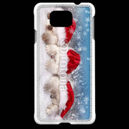 Coque Samsung Galaxy Alpha 3 chatons Noël