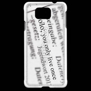 Coque Samsung Galaxy Alpha YOLO 1