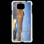 Coque Samsung Galaxy Alpha Bateau sur le Lac d'Annecy 