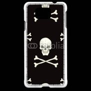 Coque Samsung Galaxy Alpha Fond tête de mort 3