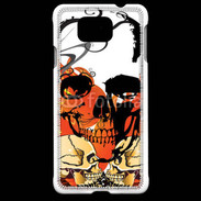 Coque Samsung Galaxy Alpha Design Tête de mort