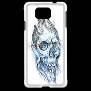 Coque Samsung Galaxy Alpha Crâne en dessin 50