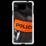 Coque Samsung Galaxy Alpha Brassard Police 75