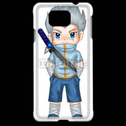 Coque Samsung Galaxy Alpha Chibi style illustration of a superhero 2