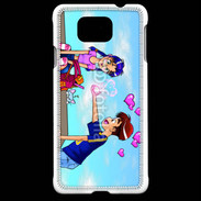 Coque Samsung Galaxy Alpha Garçon romantique