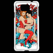 Coque Samsung Galaxy Alpha Couple de femme