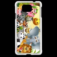 Coque Samsung Galaxy Alpha Cartoon animaux fun