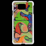 Coque Samsung Galaxy Alpha graffiti fuck 