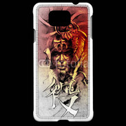 Coque Samsung Galaxy Alpha Visage de guerrier en dessin 60