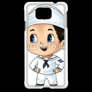 Coque Samsung Galaxy Alpha Cute cartoon illustration of a sailor
