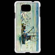 Coque Samsung Galaxy Alpha Peinture bateau de pêche