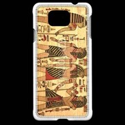 Coque Samsung Galaxy Alpha Peinture Papyrus Egypte