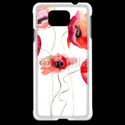 Coque Samsung Galaxy Alpha Peinture de Coquelicots