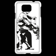 Coque Samsung Galaxy Alpha Dessin de Danseur en couple