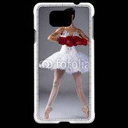 Coque Samsung Galaxy Alpha Danseuse classique avec gants de boxe