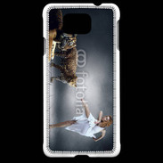 Coque Samsung Galaxy Alpha Danseuse avec tigre