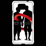 Coque Samsung Galaxy Alpha Couple Gay
