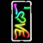 Coque Samsung Galaxy Alpha Love en couleur