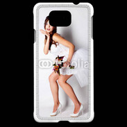Coque Samsung Galaxy Alpha Mariée glamour 