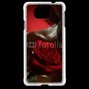 Coque Samsung Galaxy Alpha Belle rose rouge 500
