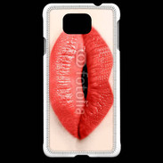 Coque Samsung Galaxy Alpha Bouche de femme rouge 50