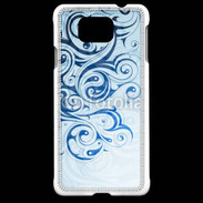 Coque Samsung Galaxy Alpha Fond tribal bleu
