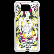 Coque Samsung Galaxy Alpha Tatouage Girl