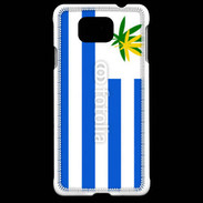 Coque Samsung Galaxy Alpha Drapeau Uruguay cannabis 2