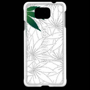 Coque Samsung Galaxy Alpha Fond cannabis