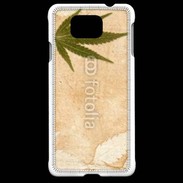 Coque Samsung Galaxy Alpha Fond cannabis vintage