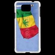 Coque Samsung Galaxy Alpha Drapeau cannabis 2