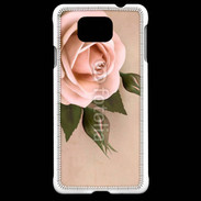 Coque Samsung Galaxy Alpha Rose rétro 