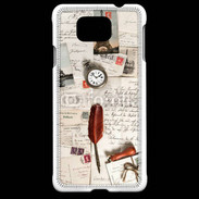 Coque Samsung Galaxy Alpha Vieilles lettres vintage