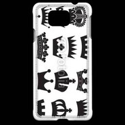 Coque Samsung Galaxy Alpha Collection de couronnes de Roi