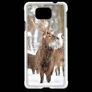 Coque Samsung Galaxy Alpha Cerf et biche en troupeau