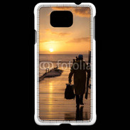 Coque Samsung Galaxy Alpha Pécheur au levé du soleil