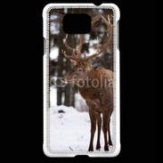 Coque Samsung Galaxy Alpha Cerf en hiver 56