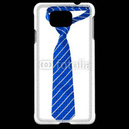 Coque Samsung Galaxy Alpha Cravate bleue