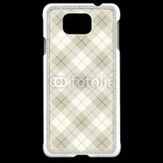 Coque Samsung Galaxy Alpha Effet écossais beige clair