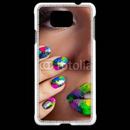 Coque Samsung Galaxy Alpha Bouche et ongles multicouleurs 5