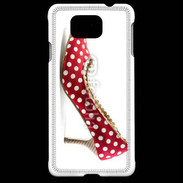 Coque Samsung Galaxy Alpha escarpin petits pois